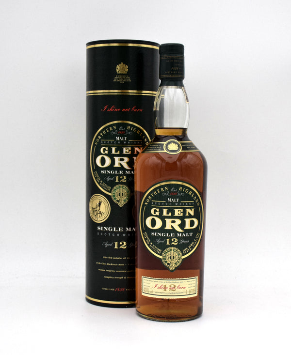 Glen Ord 12 Year 'Shine Not Burn' Single Malt Scotch (1990's Bottling, 1L)
