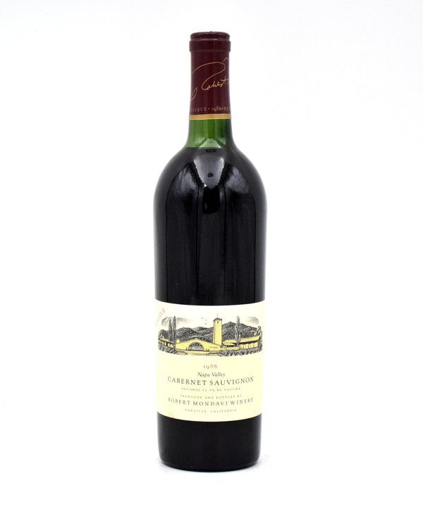 1986 Robert Mondavi Winery Reserve Cabernet Sauvignon