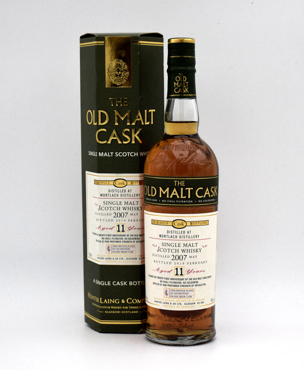 Mortlach 'The Old Malt Cask' 11 Year Old Single Malt Scotch Whisky (2007 Release, 21st Anniversary)