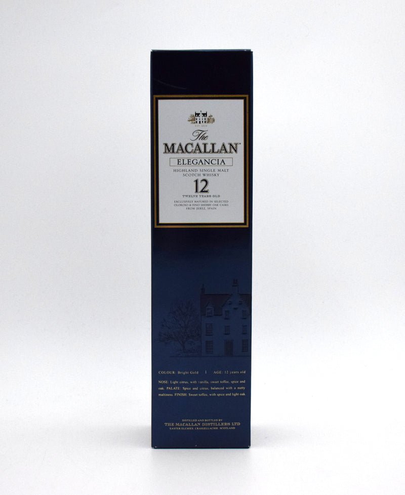 Macallan Elegancia 12 Year Single Malt Scotch (1L) (Travel Retail Exclusive)