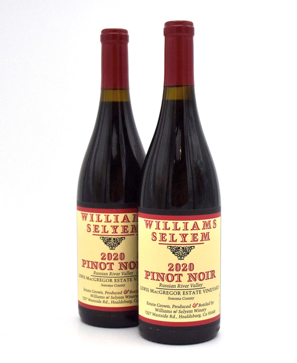 2020 Williams Selyem Lewis MacGregor Estate Vineyard Pinot Noir