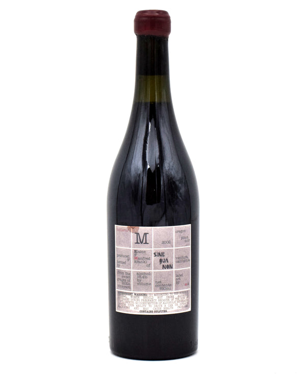 2002 Sine Qua Non Hollerin' M Pinot Noir