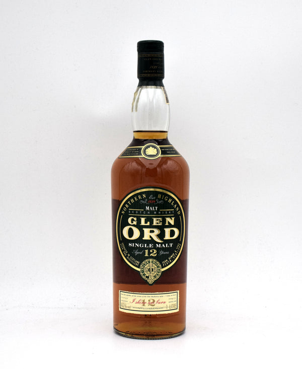 Glen Ord 12 Year 'Shine Not Burn' Single Malt Scotch (1990's Bottling, 1L)
