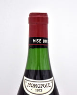 1972 Domaine de la Romanee-Conti La Tache Grand Cru Monopole