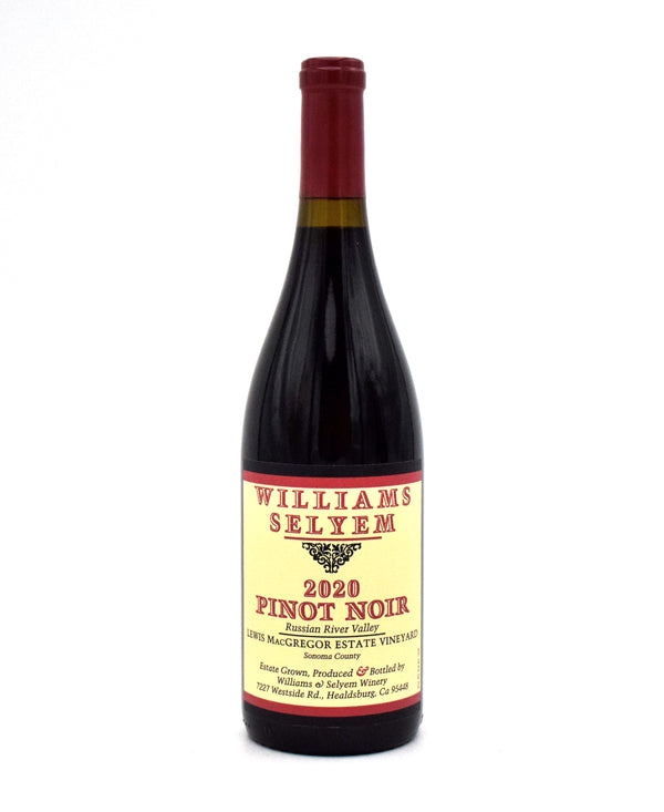 2020 Williams Selyem Lewis MacGregor Estate Vineyard Pinot Noir