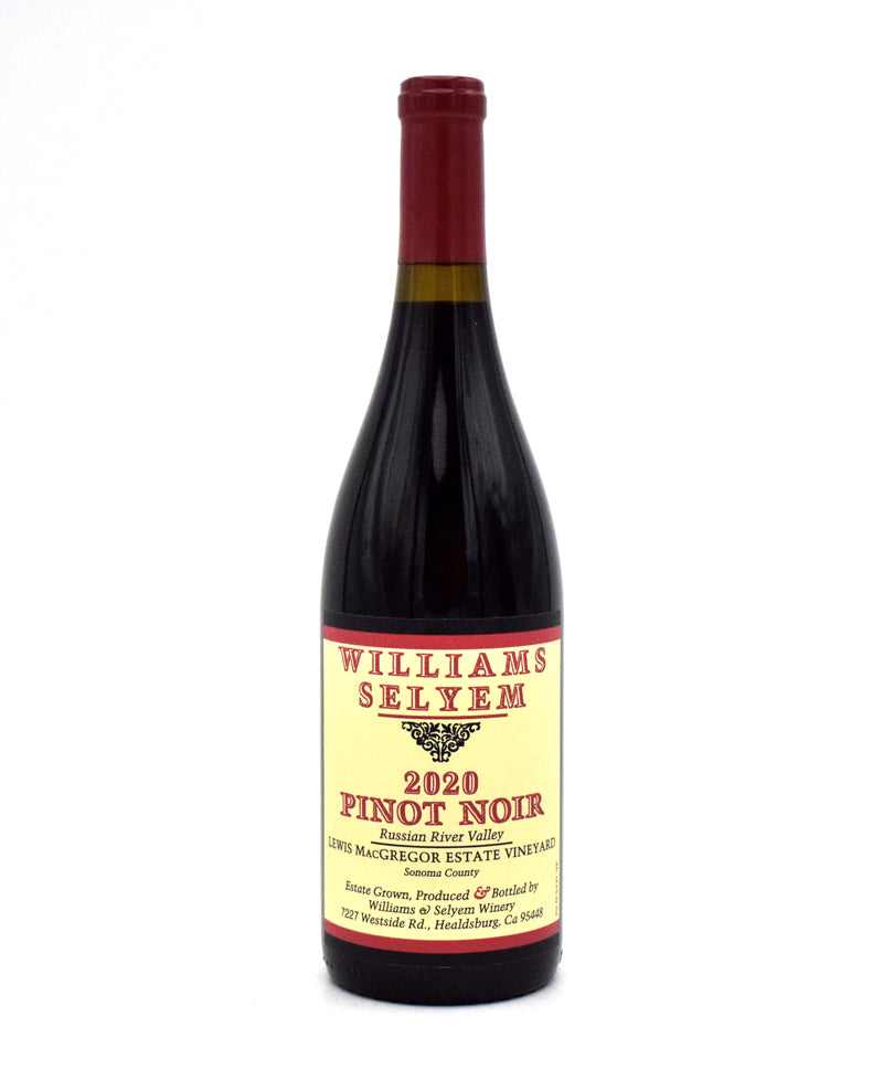 2020 Williams Selyem Lewis MacGregor Estate Vineyard Pinot Noir