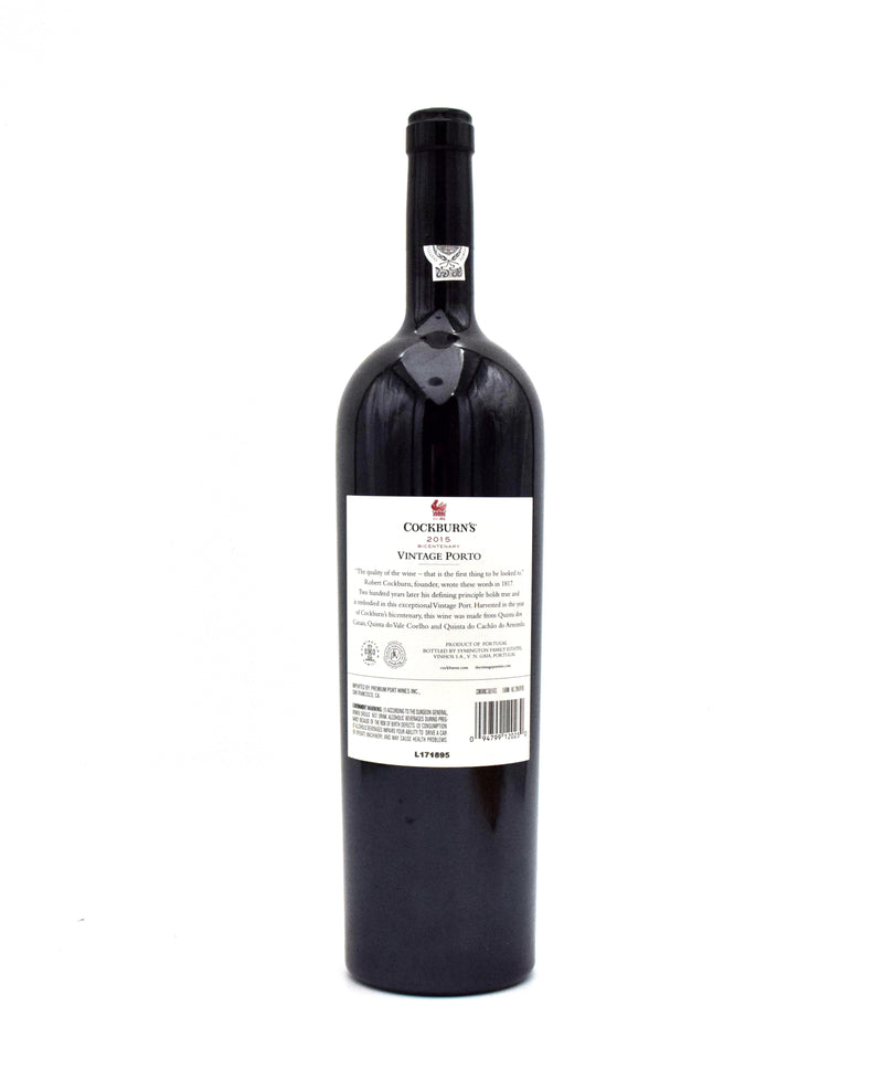 2015 Cockburn's Bicentenary Vintage Port (1.5L, OWC)