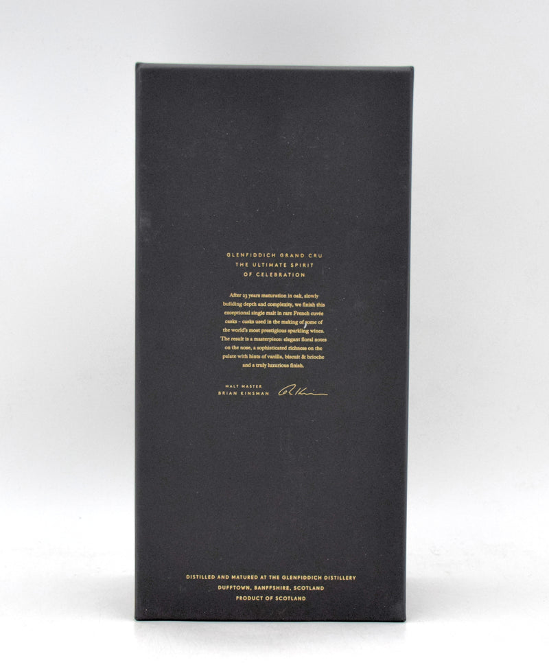 Glenfiddich 'Grand Cru Cuvee Cask' 23 Year Single Malt Scotch