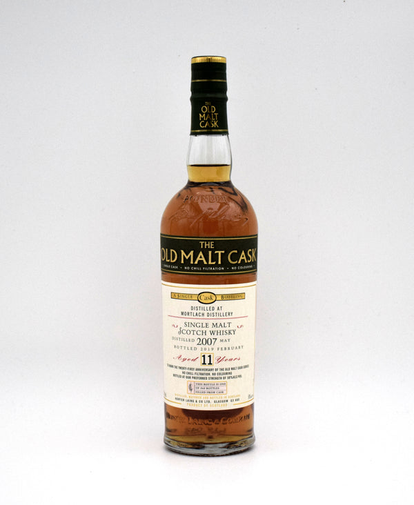 Mortlach 'The Old Malt Cask' 11 Year Old Single Malt Scotch Whisky (2007 Release, 21st Anniversary)