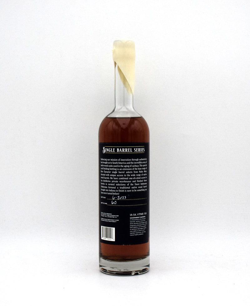 Rare Character Single Barrel Series 'Heritage Selections' Straight Rye Whiskey