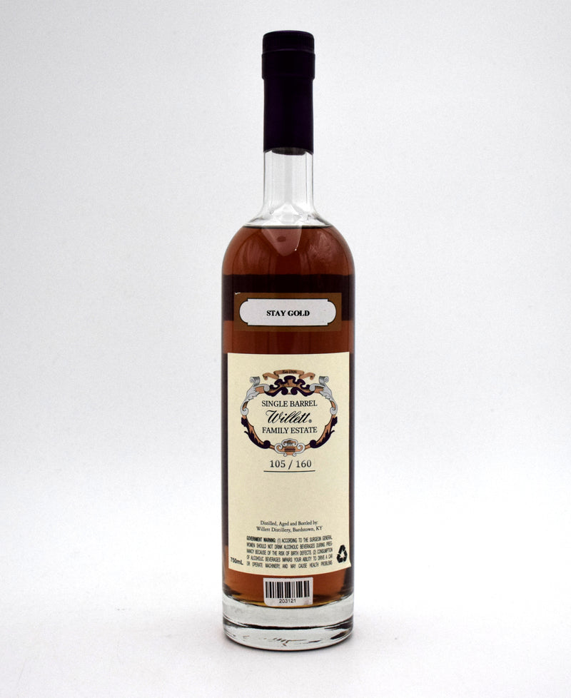 Willett Family Estate 10 Year Bourbon Barrel Number 2131 (Stay Gold)