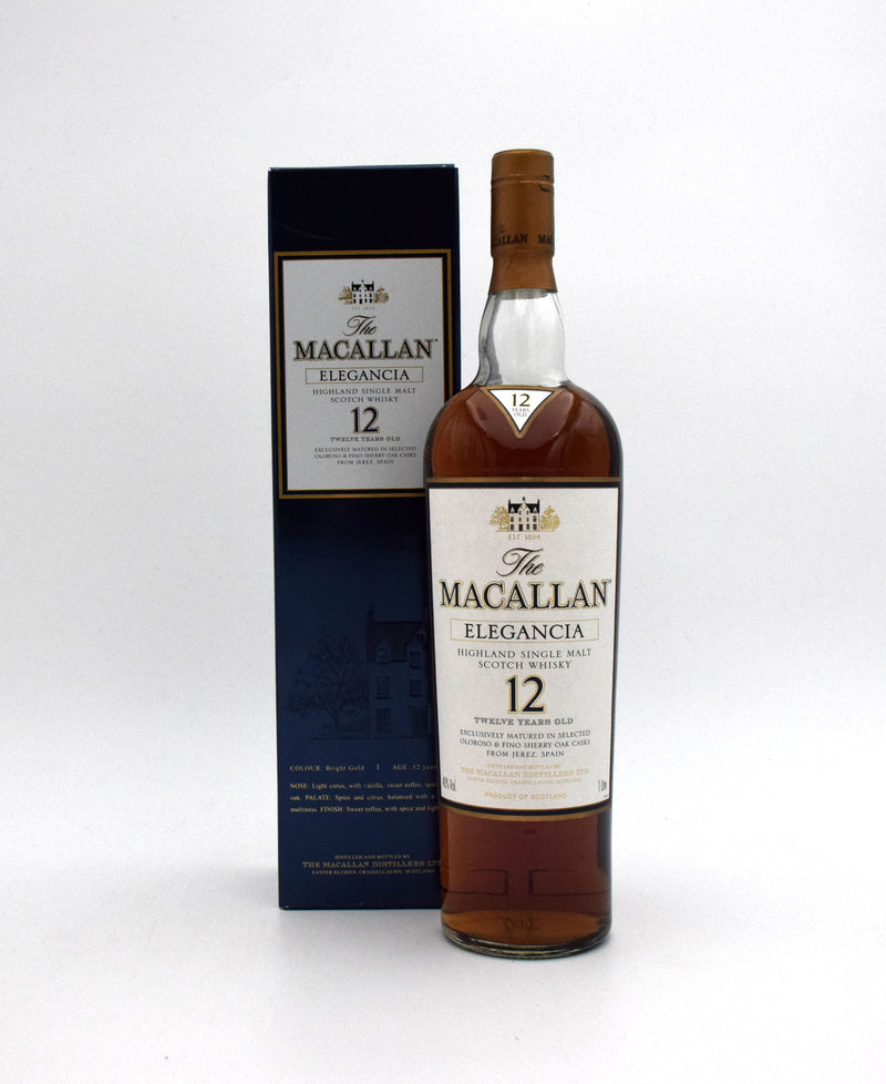 Macallan Elegancia 12 Year Single Malt Scotch (1L) (Travel Retail Exclusive)