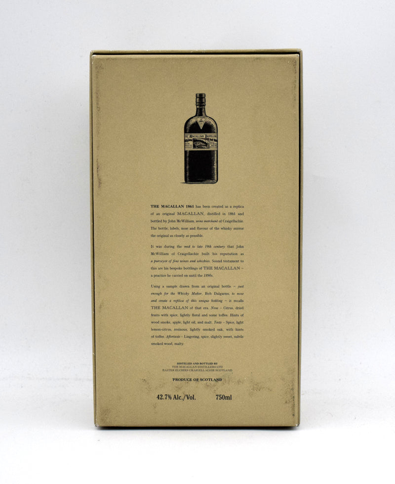 Macallan 1861 Replica Single Malt Scotch Whisky