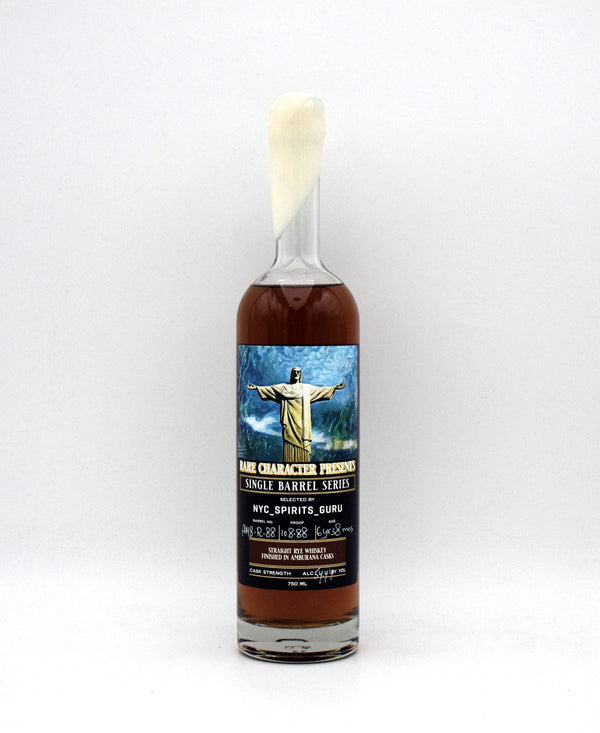 Rare Character Single Barrel Series 'NYC Spirits Guru' Straight Rye Whiskey