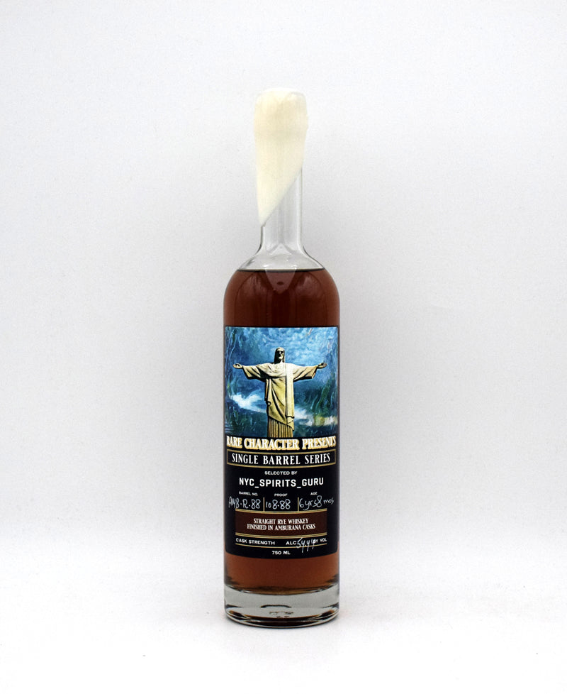 Rare Character Single Barrel Series 'NYC Spirits Guru' Straight Rye Whiskey