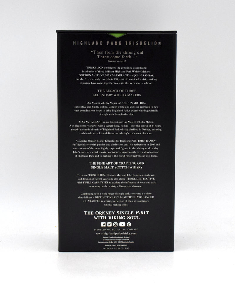 Highland Park 'Triskelion' Single Malt Scotch