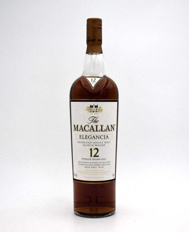 Macallan Elegancia 12 Year Single Malt Scotch (1L) (Travel Retail Exclusive)