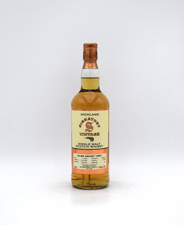 Signatory Vintage 'Glen Grant Distillery' 17 Year Single Malt Scotch (1997 Release)