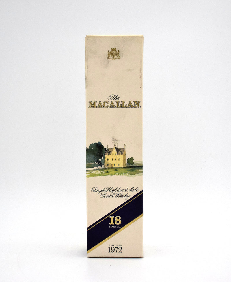 Macallan 18 Year Sherry Oak Scotch Whisky (Distilled in 1972)