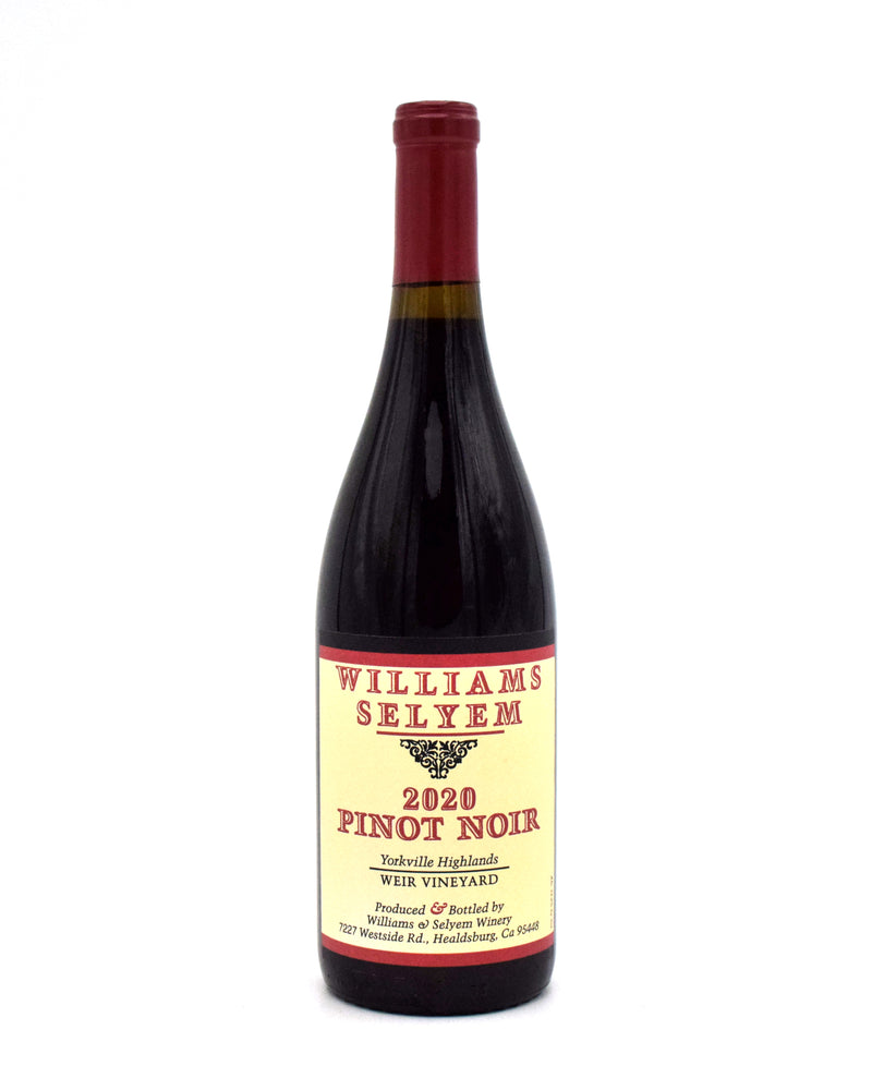 2020 Williams Selyem Weir Vineyard Pinot Noir