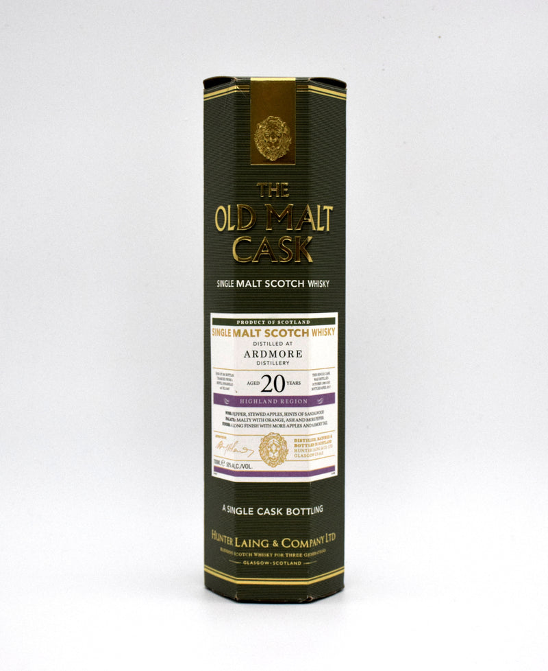 Ardmore 'The Old Malt Cask' 20 Year Old Single Malt Scotch Whisky (1996 Release)