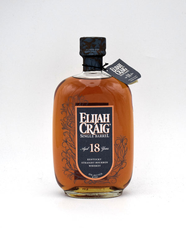 Elijah Craig 18 Year Single Barrel Bourbon (2017 Release)