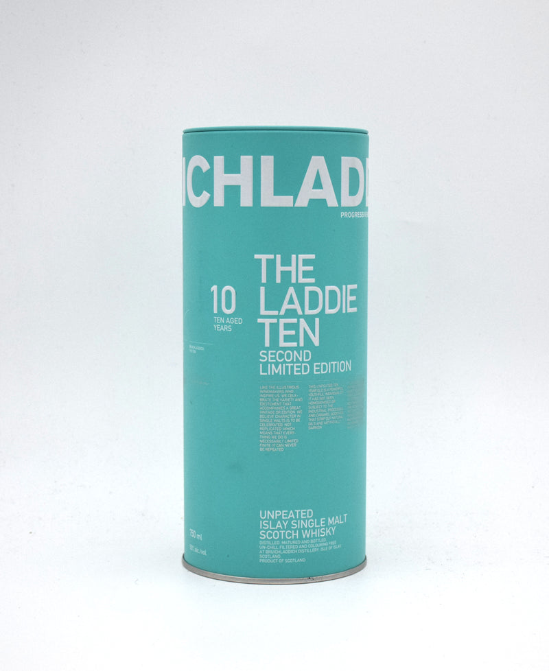 Bruichladdich 'The Laddie Ten' Second Limited Edition Single Malt Scotch (2013 Release)