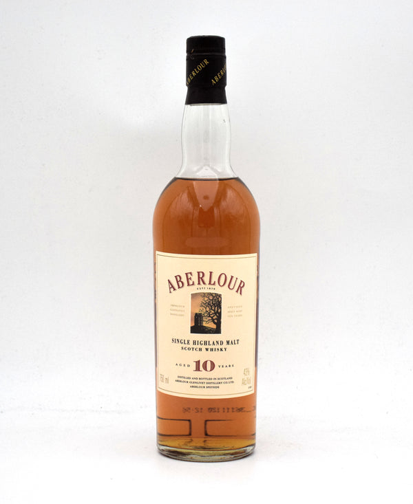 Aberlour 10 Year Single Highland Malt Scotch (Discontinued Older Version)