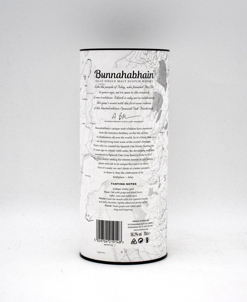 Bunnahabhain 16 Year 'Feis Ile-Spanish Oak Finish' Single Malt Scotch (2002 Release)