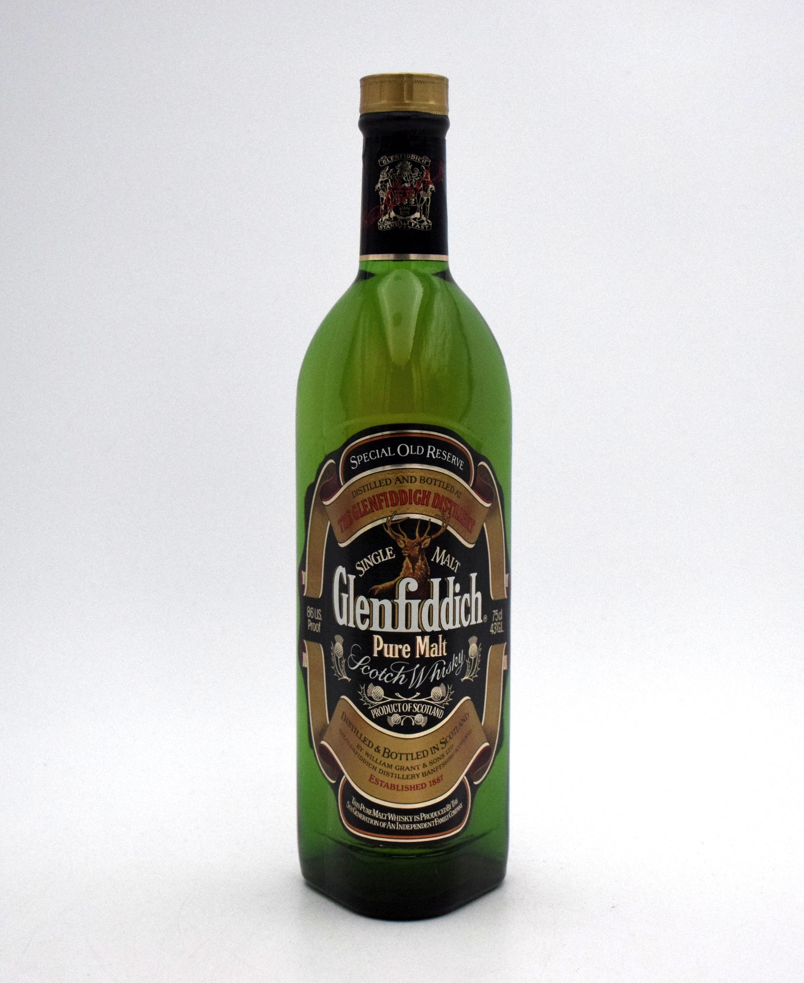 Glenfiddich Unblended Special Old Reserve Pure Malt Scotch (Older
