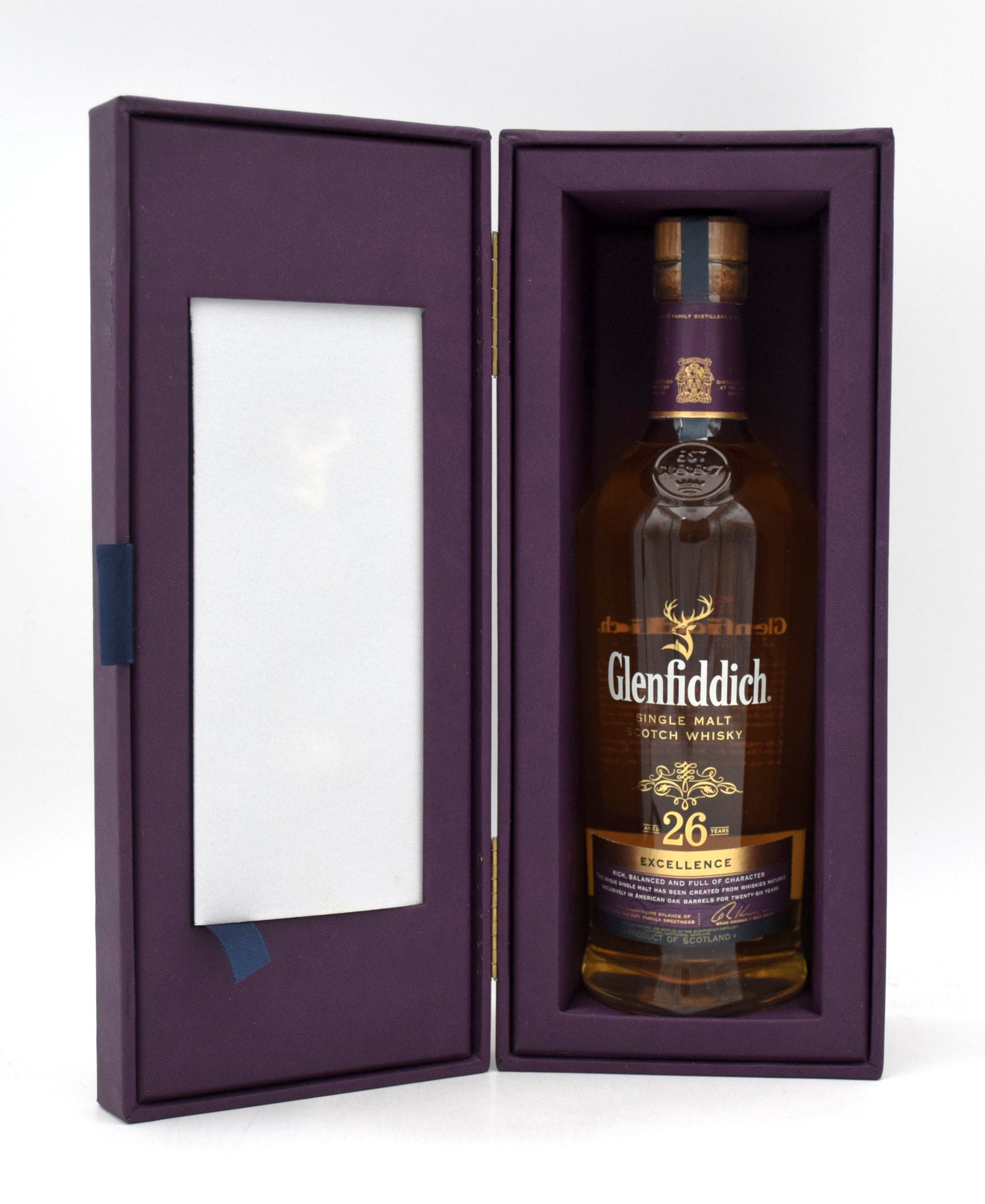 【免税店限定】グレンフィディック 26年 エクセレンス Glenfiddich 26 Year 'Excellence' Single Malt Scotch – FineLiquors
