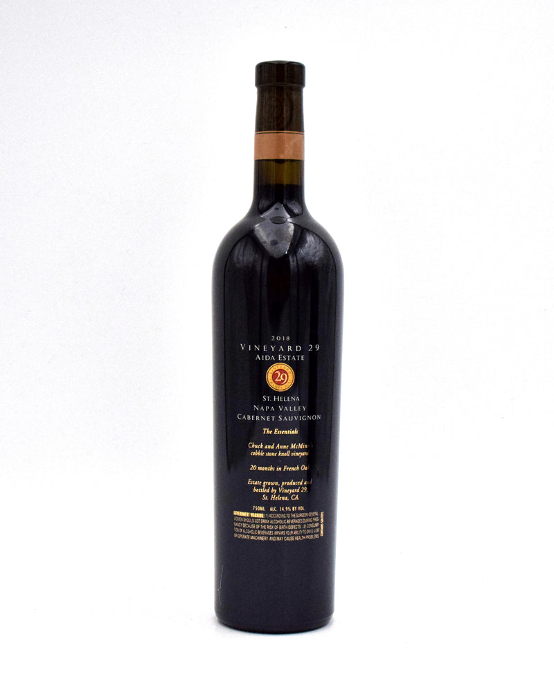 2018 Vineyard 29 Aida Estate Cabernet Sauvignon