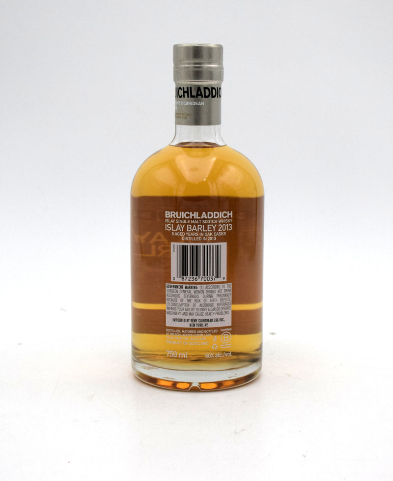Bruichladdich 'Islay Barley 2013' Unpeated Single Malt Scotch