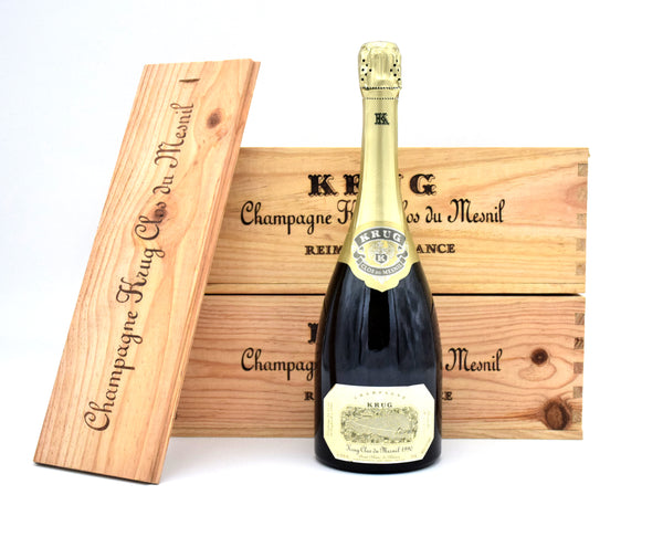 1990 Krug Clos du Mesnil Blanc de Blancs Brut (w/ wooden Box)