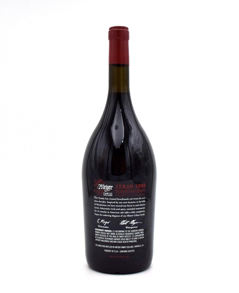 2005 Meyer Family Cellars Syrah 1.5L