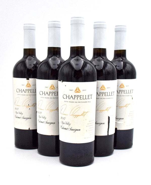 2017 Chappellet Signature Cabernet Sauvignon (Slightly Torn/Scuffed Labels)