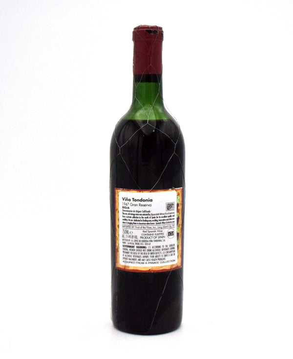 1947 R. Lopez de Heredia Vina Tondonia Gran Reserva (MS)