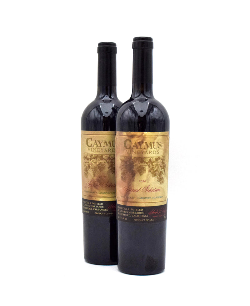 2010 Caymus Special Selection Cabernet Sauvignon (Heavily Stained Labels)