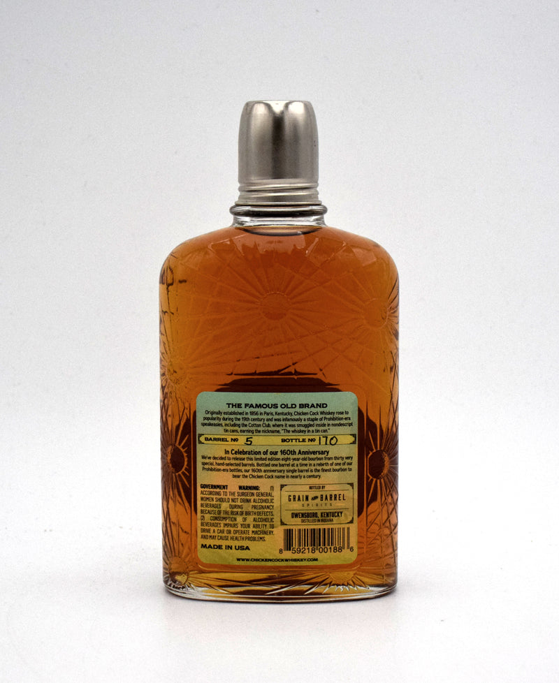 Chicken Cock 160th Anniversary 8 Year Single Barrel Straight Bourbon