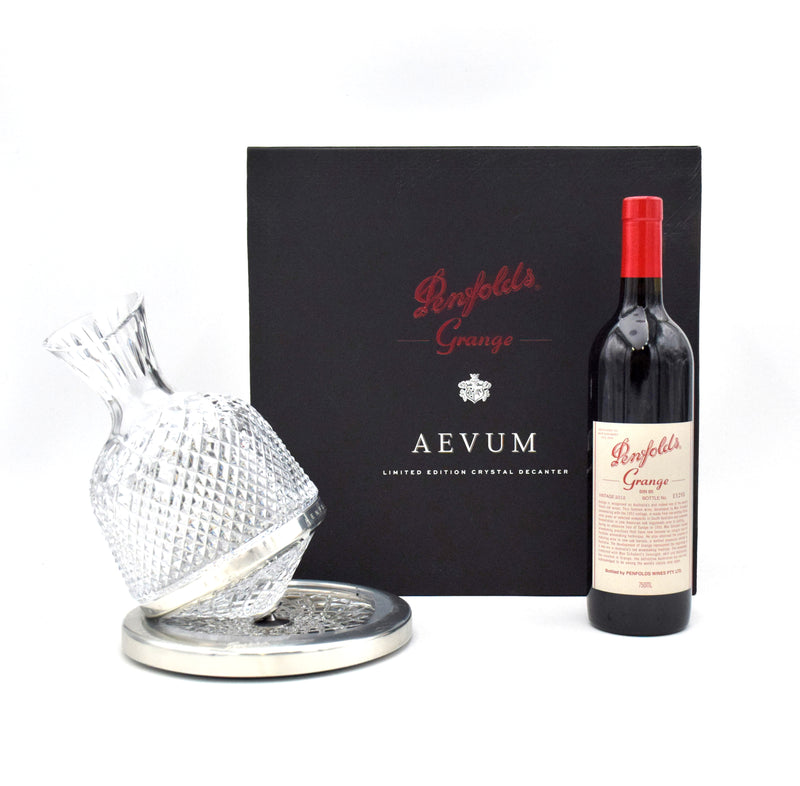 2012 Penfolds Grange Bin 95 & Aevum Crystal Saint Louis Decanter (missing booklet