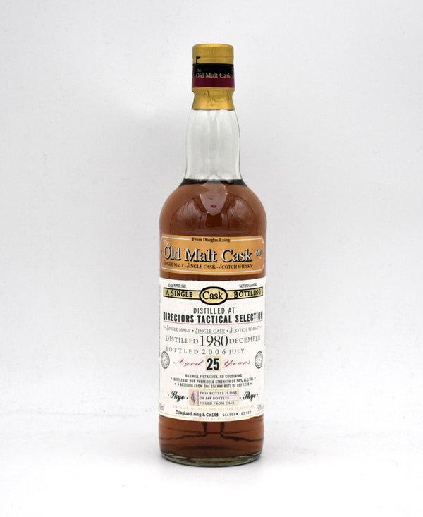 Talisker 'The Old Malt Cask: Director's Tactical Selection' 25 Year Single Malt Scotch Whisky (1980 Release)