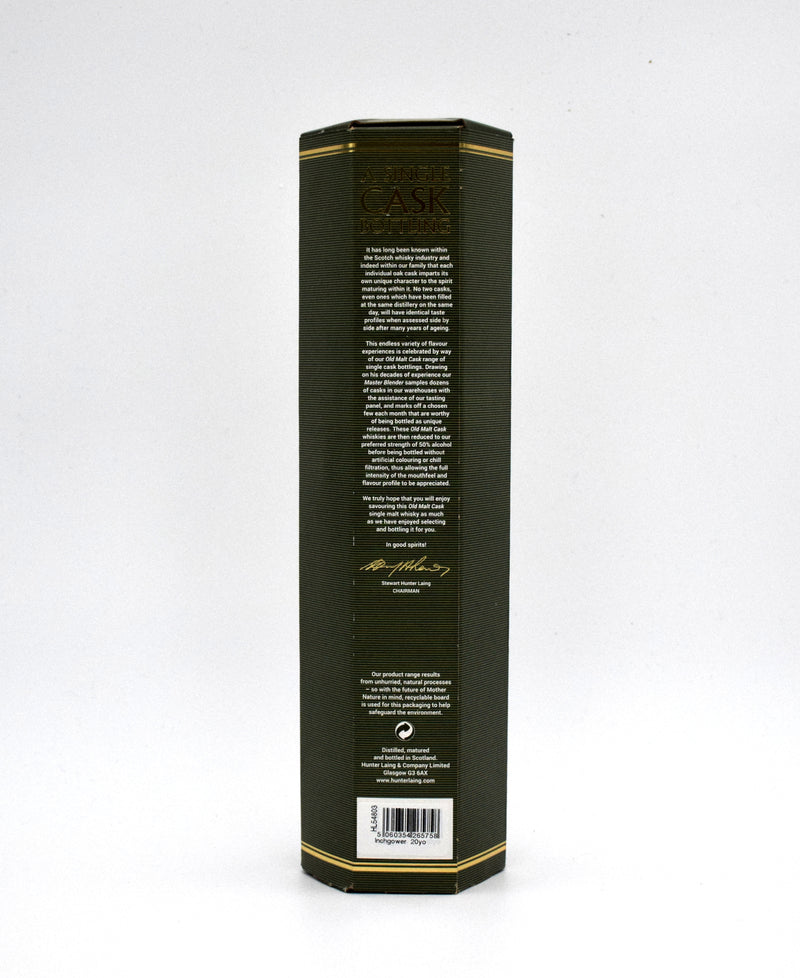 Inchgower 'The Old Malt Cask' 20 Year Old Single Malt Scotch Whisky (1998 Release)