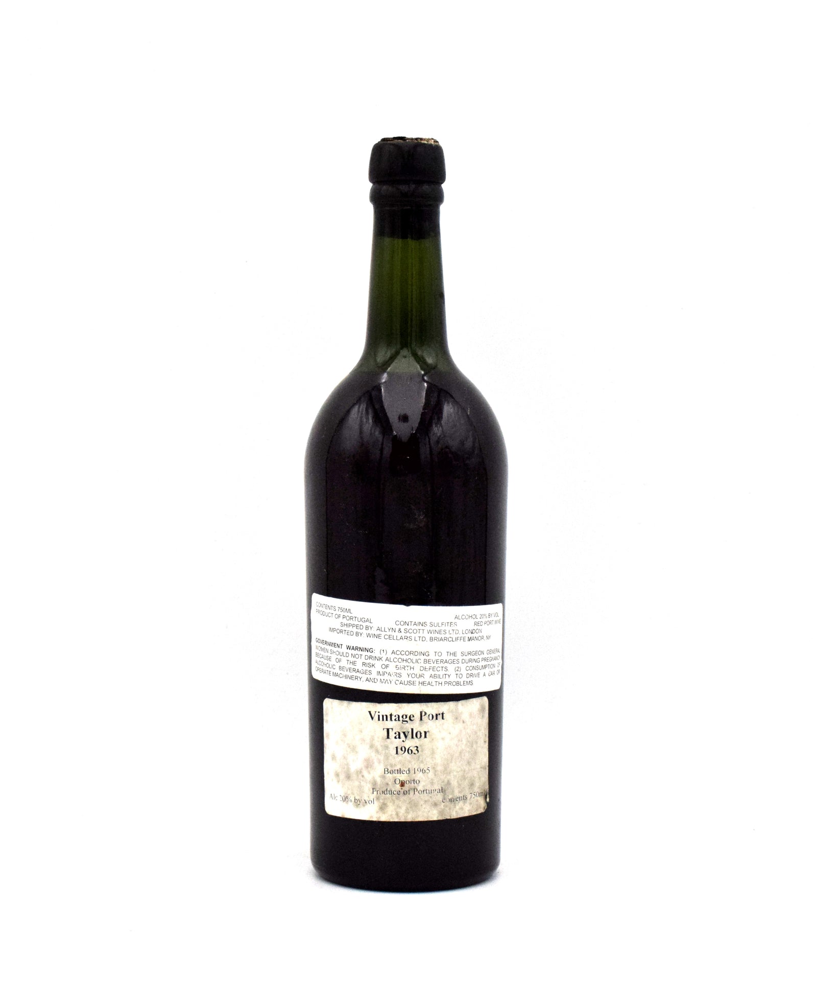 1963年Taylor Vintage Port 1963 Taylor Fladgate Vintage Port – FineLiquors