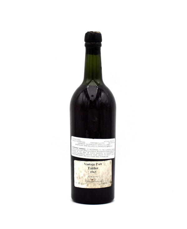 1963 Taylor Fladgate Vintage Port