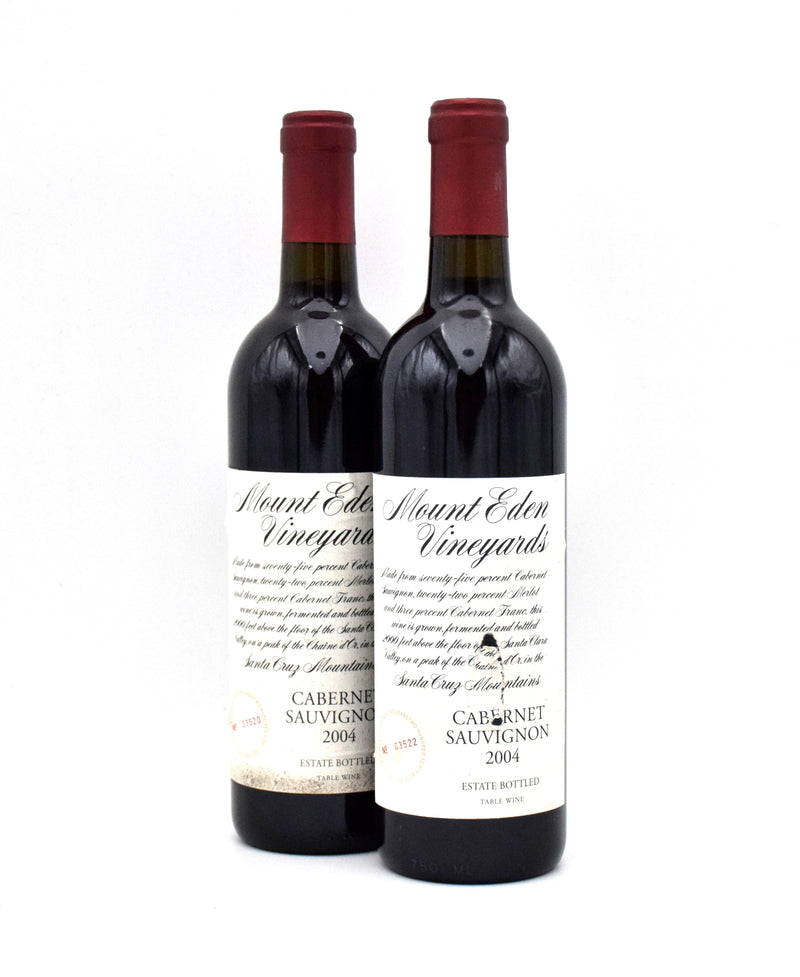2004 Mount Eden Vineyards Cabernet Sauvignon (Very Slightly Torn Label)