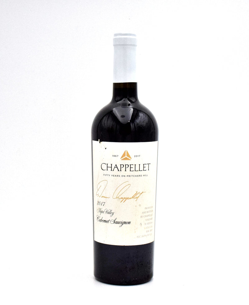 2017 Chappellet Signature Cabernet Sauvignon (Slightly Torn/Scuffed Labels)
