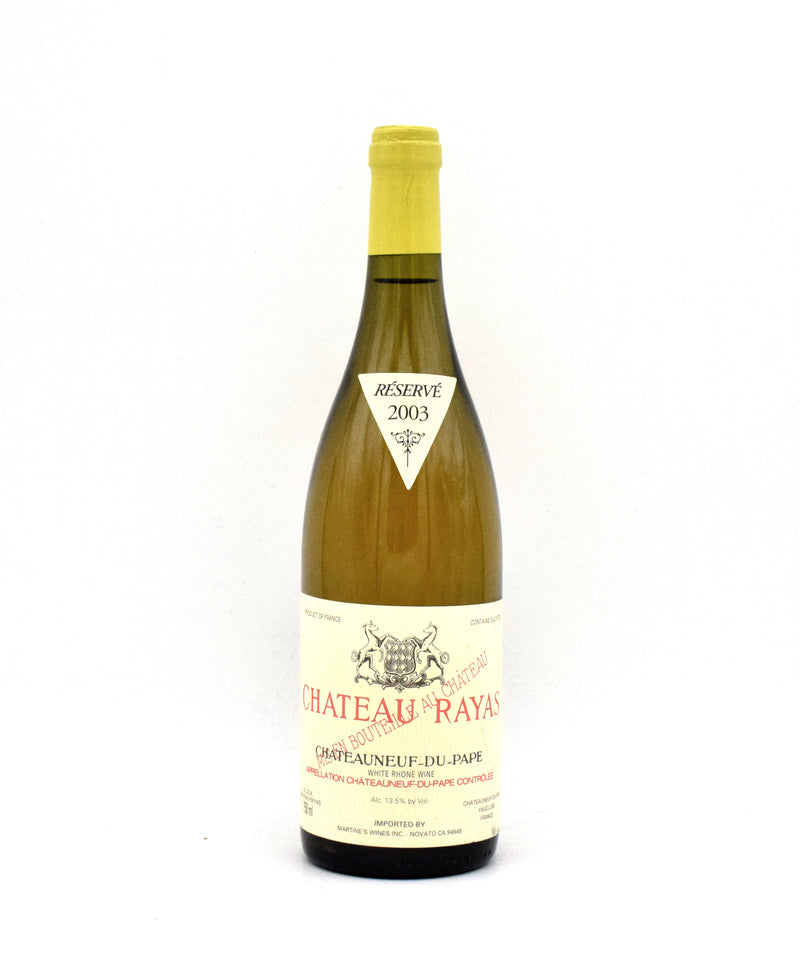 2003 Chateau Rayas Chateauneuf-du-Pape Reserve Blanc