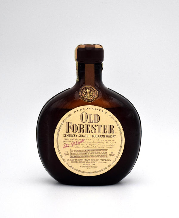 Old Forester 'Personalized' Bottled in Bond Kentucky Straight Bourbon (1957 Vintage)