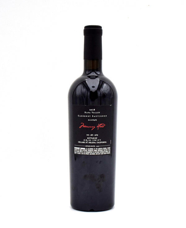 2018 Orin Swift Mercury Head Cabernet Sauvignon