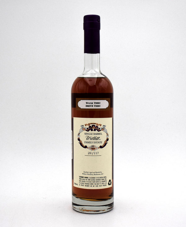 Willett Family Estate 9 Year Bourbon Barrel Number 2770 (Walk Thru Drive Thru)